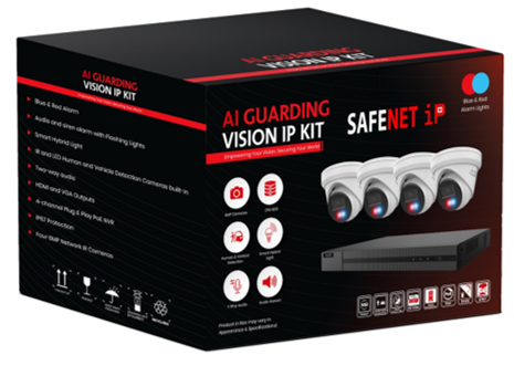 Safenet 4 Channel Security Camera Kit